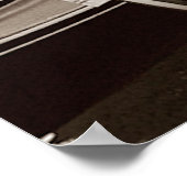 Sepia Gondolas Poster (Hoek)