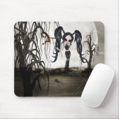 Sepia Goth Girl Muismat (Met muis)