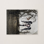 Sepia Gothic Girl Legpuzzel (Horizontaal)