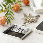 Sepia Gothic Girl Sleutelhanger (Zijkant)