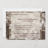 Sepia Grapevine Wedding/Handfasting Pentacle Suite Kaart (Voorkant)