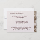 Sepia Grapevine Wedding/Handfasting Pentacle Trad. Kaart (Achterkant)