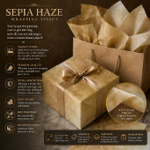 Sepia Haze Tissuepapier