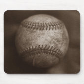  Sepia Honkbal Muismat (Voorkant)