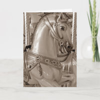Sepia Horse Birthday