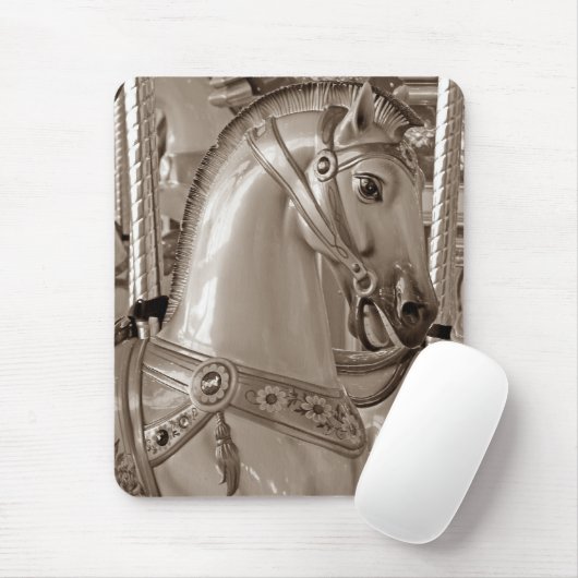 Sepia Horse Muismat (Met muis)