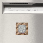 Sepia Hydrangea Flowers Photo Magnet (Insitu (Vaatwasser))