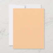 Sepia Indian Corn Basket Wedding Response RSVP Kaartje (Achterkant)