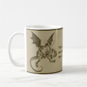 Sepia Jabberwock Coffee Mok (Links)