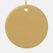 Sepia Kasteel draak Keramisch Ornament (Achterkant)
