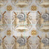 Sepia Knight Shield Stof (Delen)