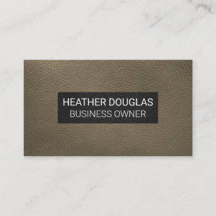 Sepia Leather Achtergrond Visitekaartje
