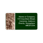 Sepia Leaves Etiket (Voorkant)