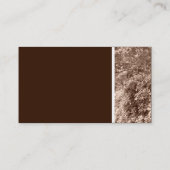 Sepia Leaves II Visitekaartje (Achterkant)