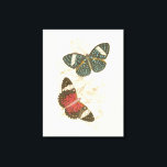 Sepia Leaves met kleurrijke Butterflies Canvas Afdruk<br><div class="desc">De vleugels van deze kleurrijke vlinders staan prachtig uit tegen de sepiatinten van de handgetrokken bladeren in dit stuk. De fascinerende schoonheid van deze afdruk zou er geweldig uitzien in je huis. Koop vandaag nog een kopie!</div>