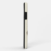 Sepia Leaves met kleurrijke Butterflies Case-Mate iPhone Case (Achterkant/rechts)