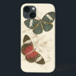 Sepia Leaves met kleurrijke Butterflies iPhone 13 Hoesje<br><div class="desc">De vleugels van deze kleurrijke vlinders staan prachtig uit tegen de sepiatinten van de handgetrokken bladeren in dit stuk. De fascinerende schoonheid van deze afdruk zou er geweldig uitzien in je huis. Koop vandaag nog een kopie!</div>