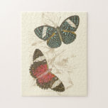 Sepia Leaves met kleurrijke Butterflies Legpuzzel<br><div class="desc">De vleugels van deze kleurrijke vlinders staan prachtig uit tegen de sepiatinten van de handgetrokken bladeren in dit stuk. De fascinerende schoonheid van deze afdruk zou er geweldig uitzien in je huis. Koop vandaag nog een kopie!</div>