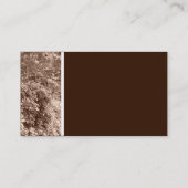 Sepia Leaves Visitekaartje (Achterkant)