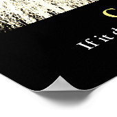  Sepia Lion Motivatie uitdaging Poster (Hoek)