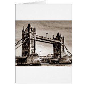  Sepia London Tower Bridge