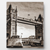 Sepia London Tower Bridge Fotoplaat (Voorkant)