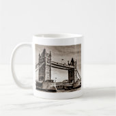 Sepia London Tower Bridge Koffiemok (Links)