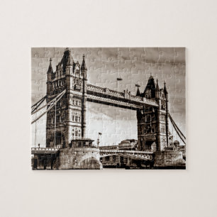 Sepia London Tower Bridge Legpuzzel