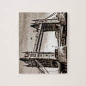  Sepia London Tower Bridge Legpuzzel (Verticaal)