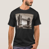  Sepia London Tower Bridge T-shirt (Voorkant)