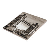  Sepia London Tower Bridge Tegeltje (Zijkant)
