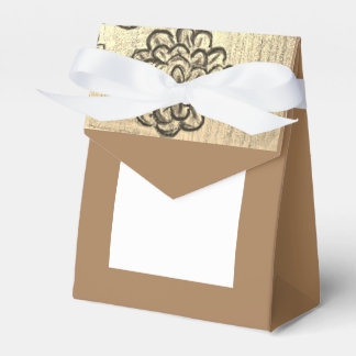 Sepia Marigolds Bedankdoosjes