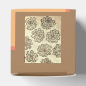 Sepia Marigolds Bedankdoosjes (Bovenkant)