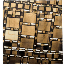 Sepia Mirror Douchegordijn