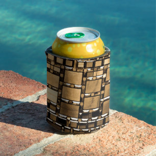 Sepia Mirror Mosaic Blikjeskoeler
