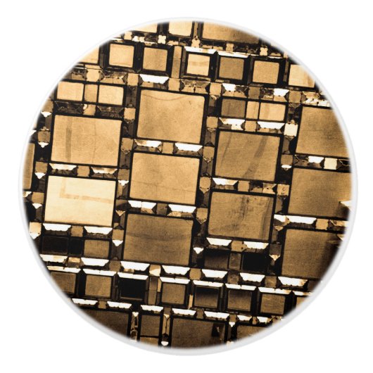 Sepia Mirrors Keramische Knop (Voorkant)