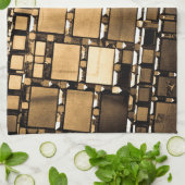 Sepia Mirrors Theedoek (Gevouwen)