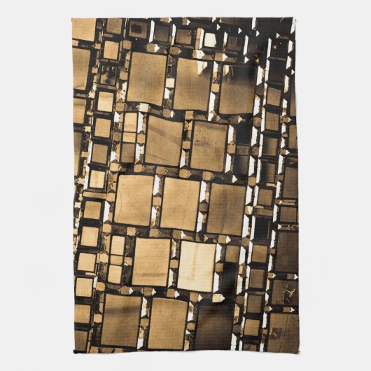 Sepia Mirrors Theedoek (Verticaal)