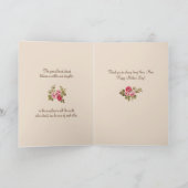  Sepia Moeder en Dochter Foto Kaart (Binnen)