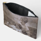 Sepia moeder en kind portret Etui (Open)