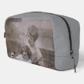 Sepia moeder en kind portret Toilettasje (Rechterhoek)