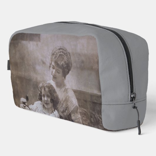  Sepia moeder en kind portret Toilettasje (Rechterhoek)