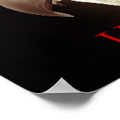 Sepia Motivatie Leiderschap Eagle Eyes Poster (Hoek)