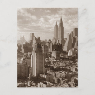 Sepia New York City Briefkaart