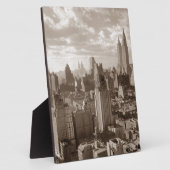 Sepia New York City Fotoplaat (Zijkant)