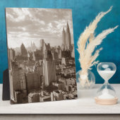 Sepia New York City Fotoplaat (Zijkant)