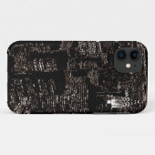 Sepia New York City Night Skyline Case-Mate iPhone Case (Achterkant (horizontaal))