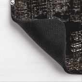 Sepia New York City Night Skyline Muismat (Hoek)