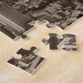 Sepia New York City Old  Retro Legpuzzel (Zijkant)