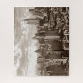 Sepia New York City Old Retro Legpuzzel (Verticaal)
